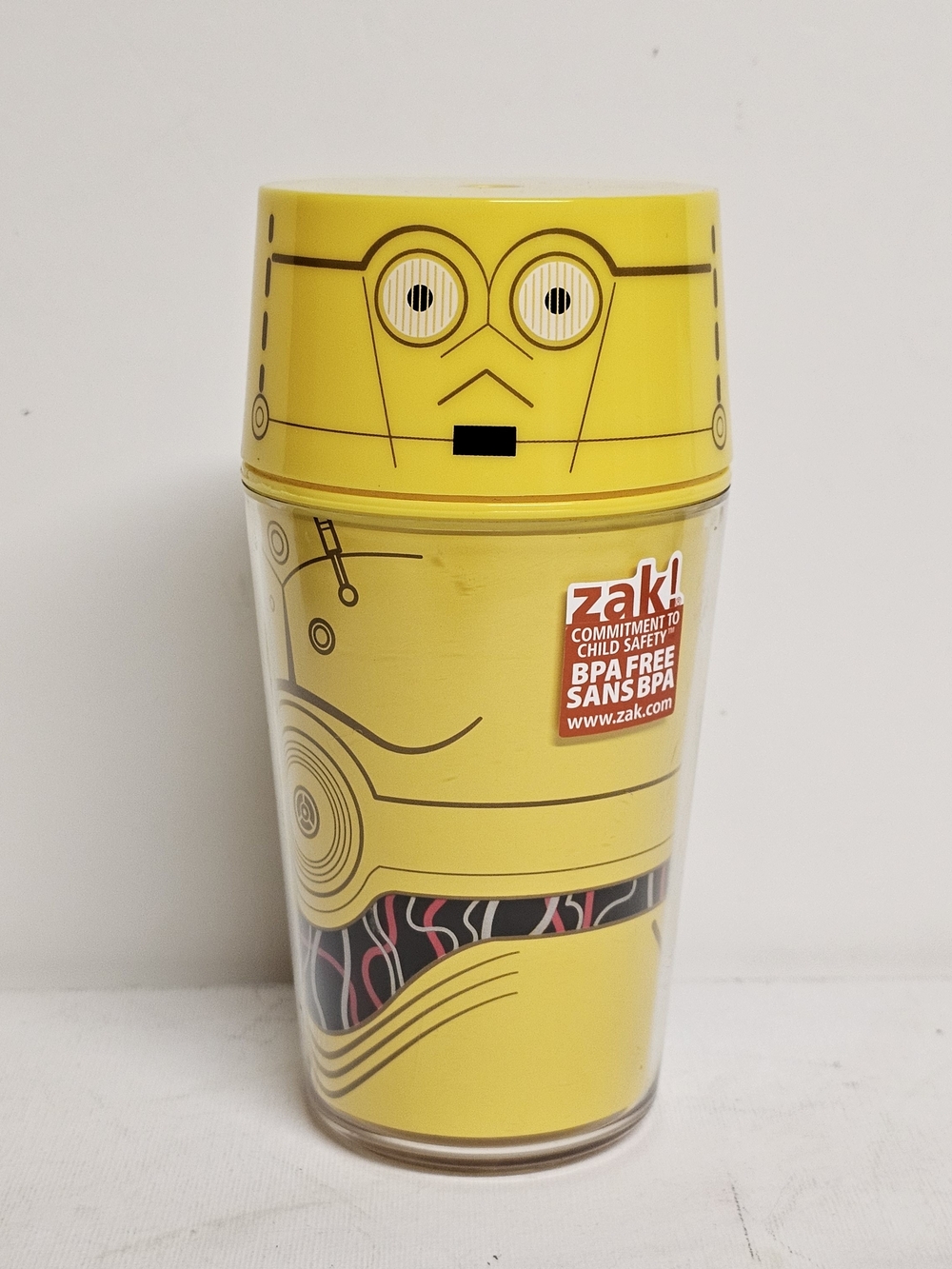 Zak Designs Star Wars C-3PO 13oz Insulated Tumbler Cup No Straw